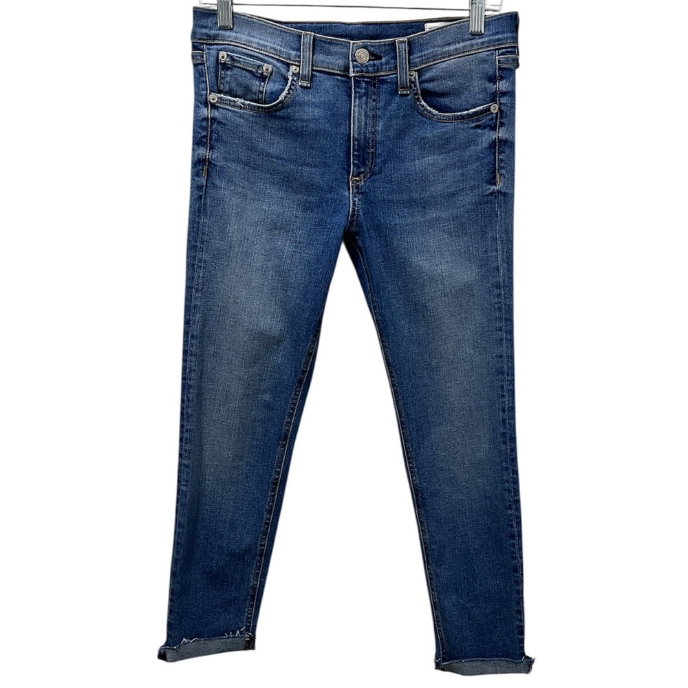Rag & Bone Low Waist Cropped Skinny Jeans Size 28